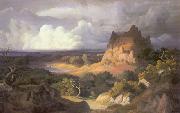 Henry Keller Heroic Landscape oil painting